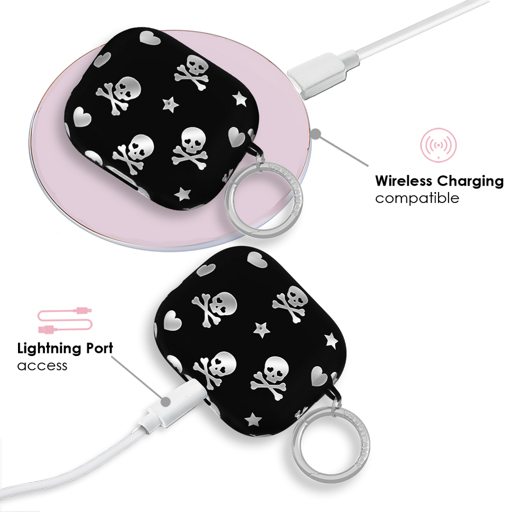 Chrome Skulls AirPod Case