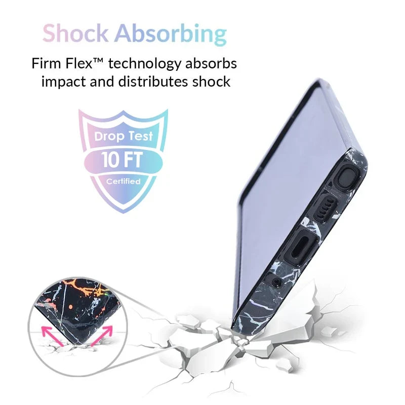 Holo Black Marble Samsung Galaxy Case