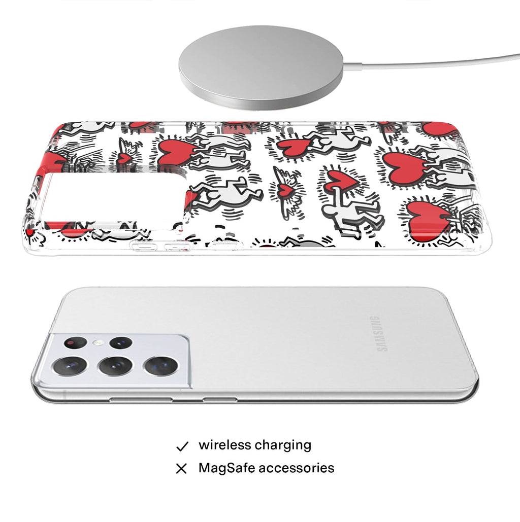 Keith Haring Heart-ist Samsung Case