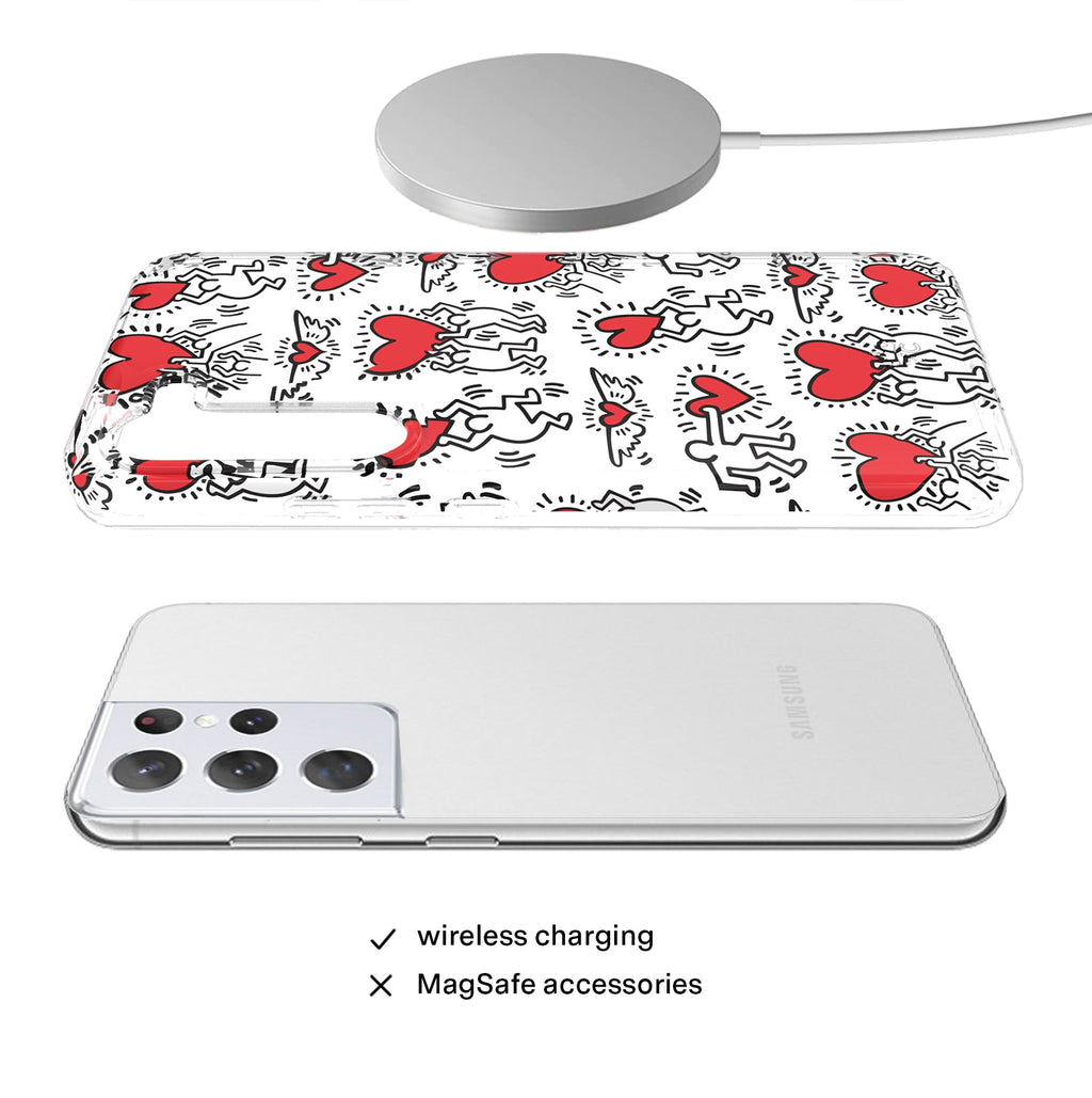 Keith Haring Heart-ist Samsung Case