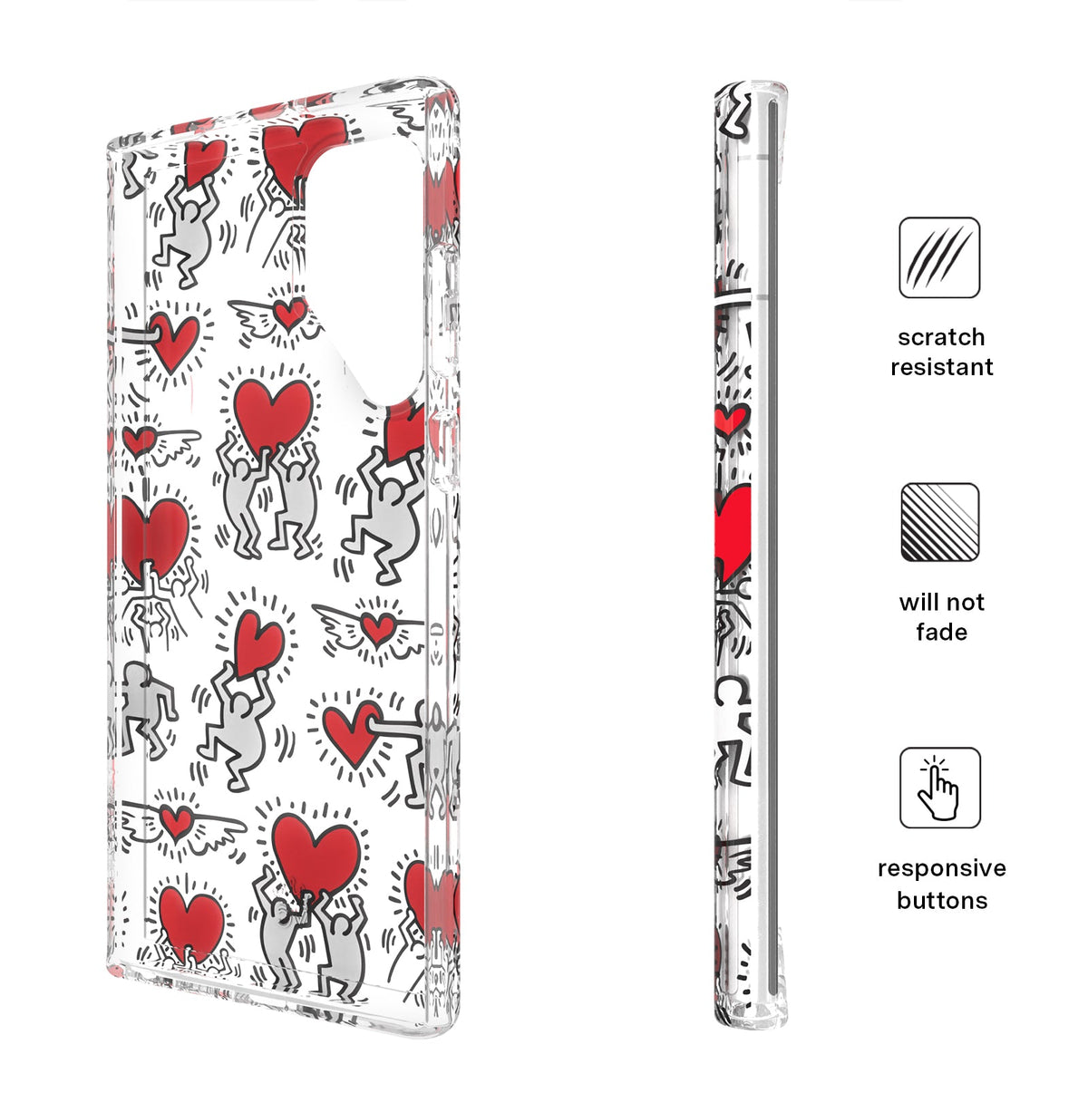 Keith Haring Heart-ist Samsung Case