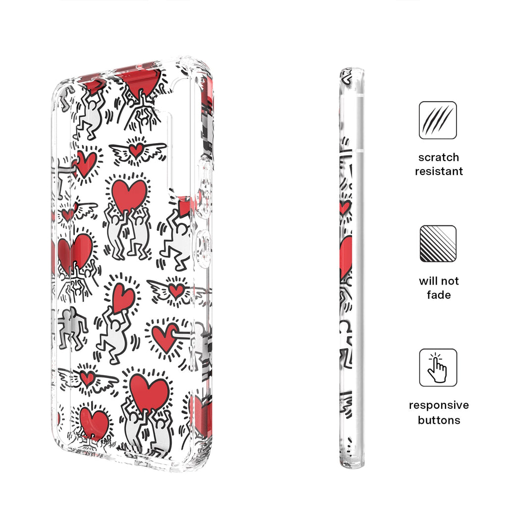 Keith Haring Heart-ist Samsung Case
