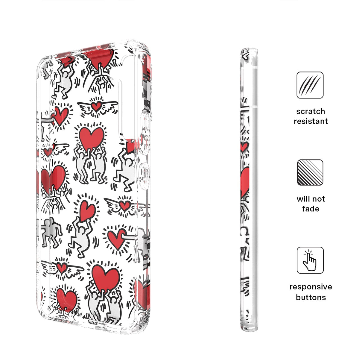 Keith Haring Heart-ist Samsung Case