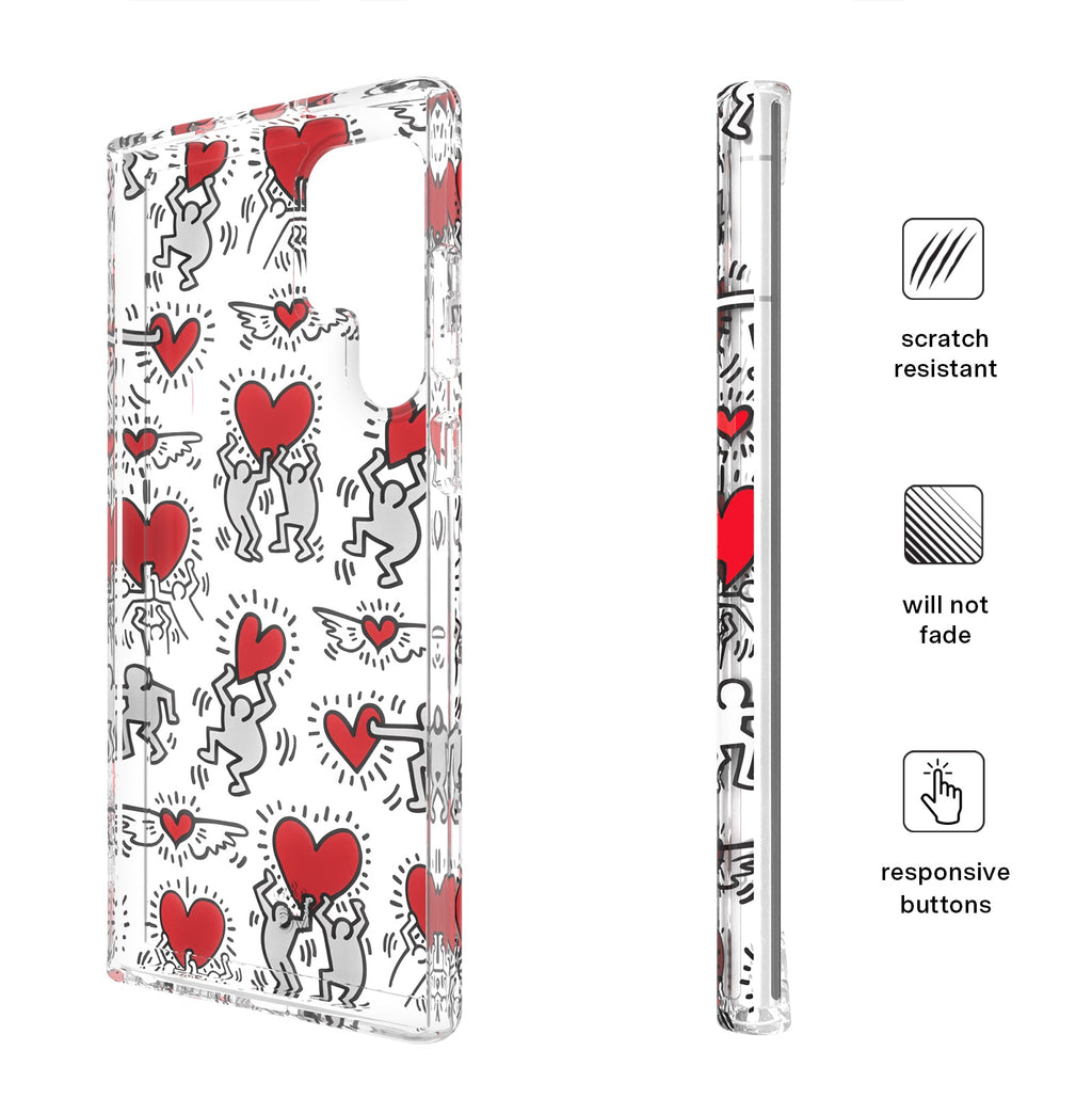 Keith Haring Heart-ist Samsung Case