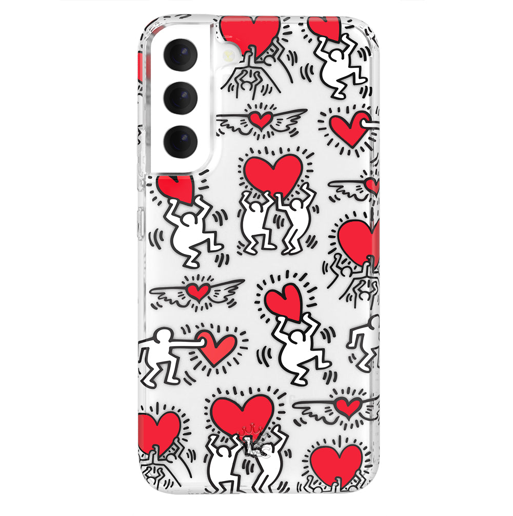 Keith Haring Heart-ist Samsung Case