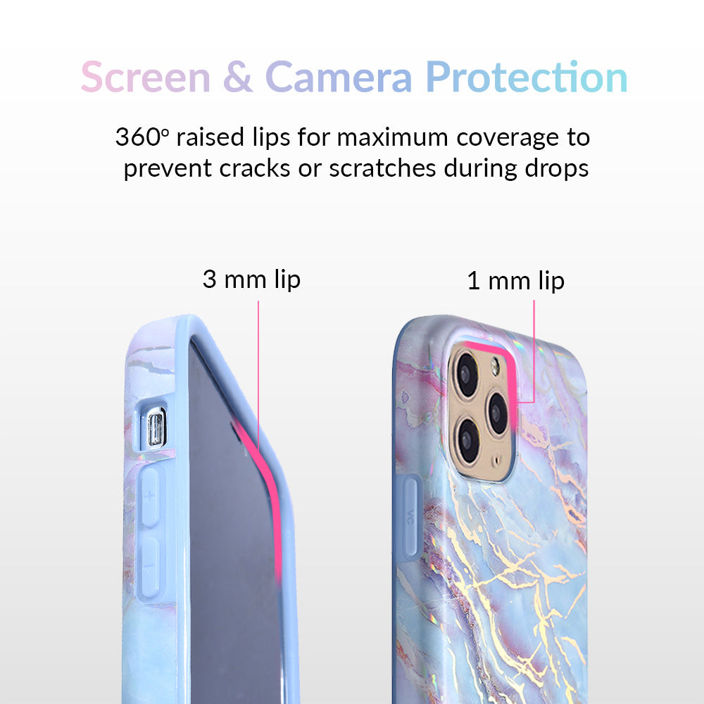 Holo Moonstone Marble iPhone Case