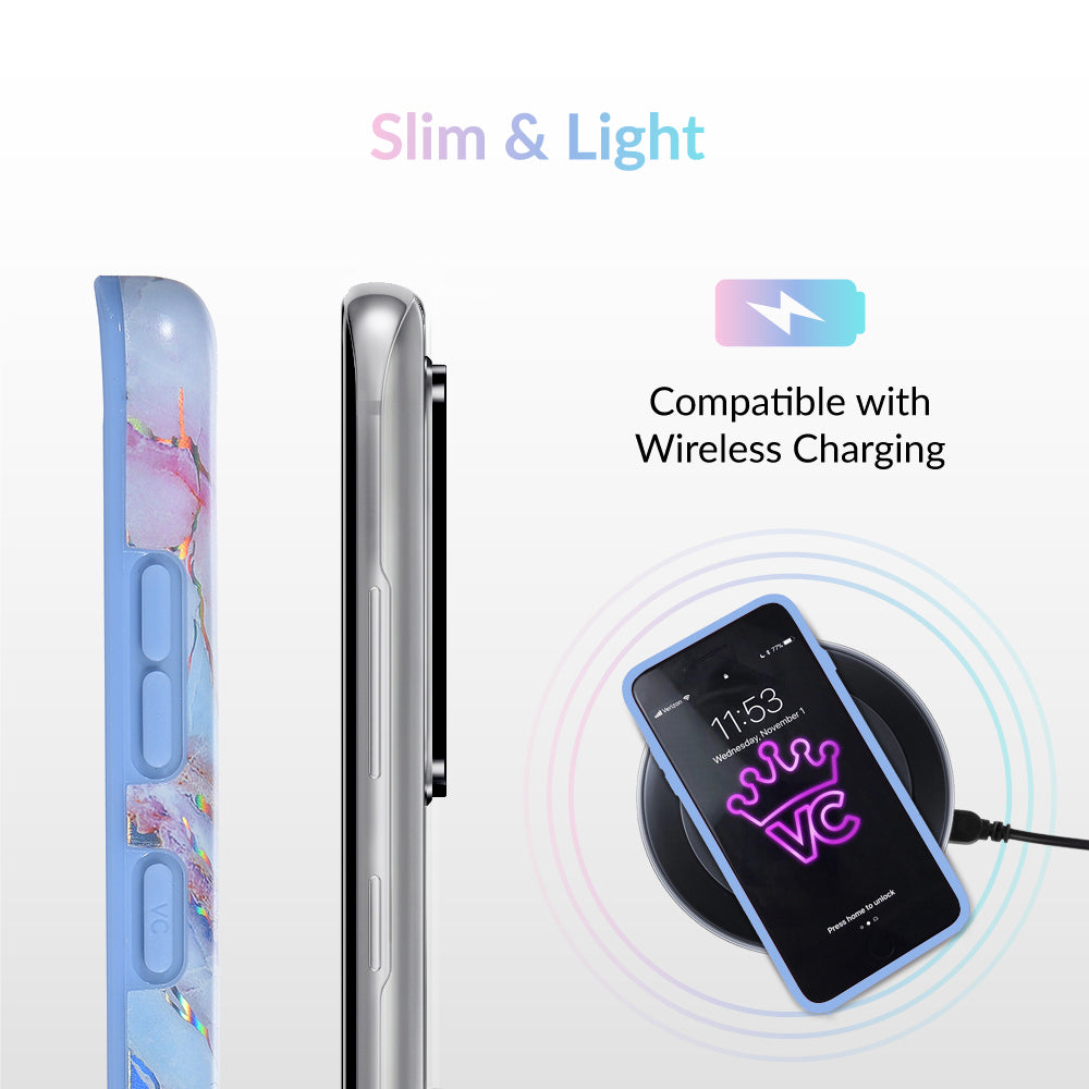 Holo Moonstone Marble Samsung Galaxy Case