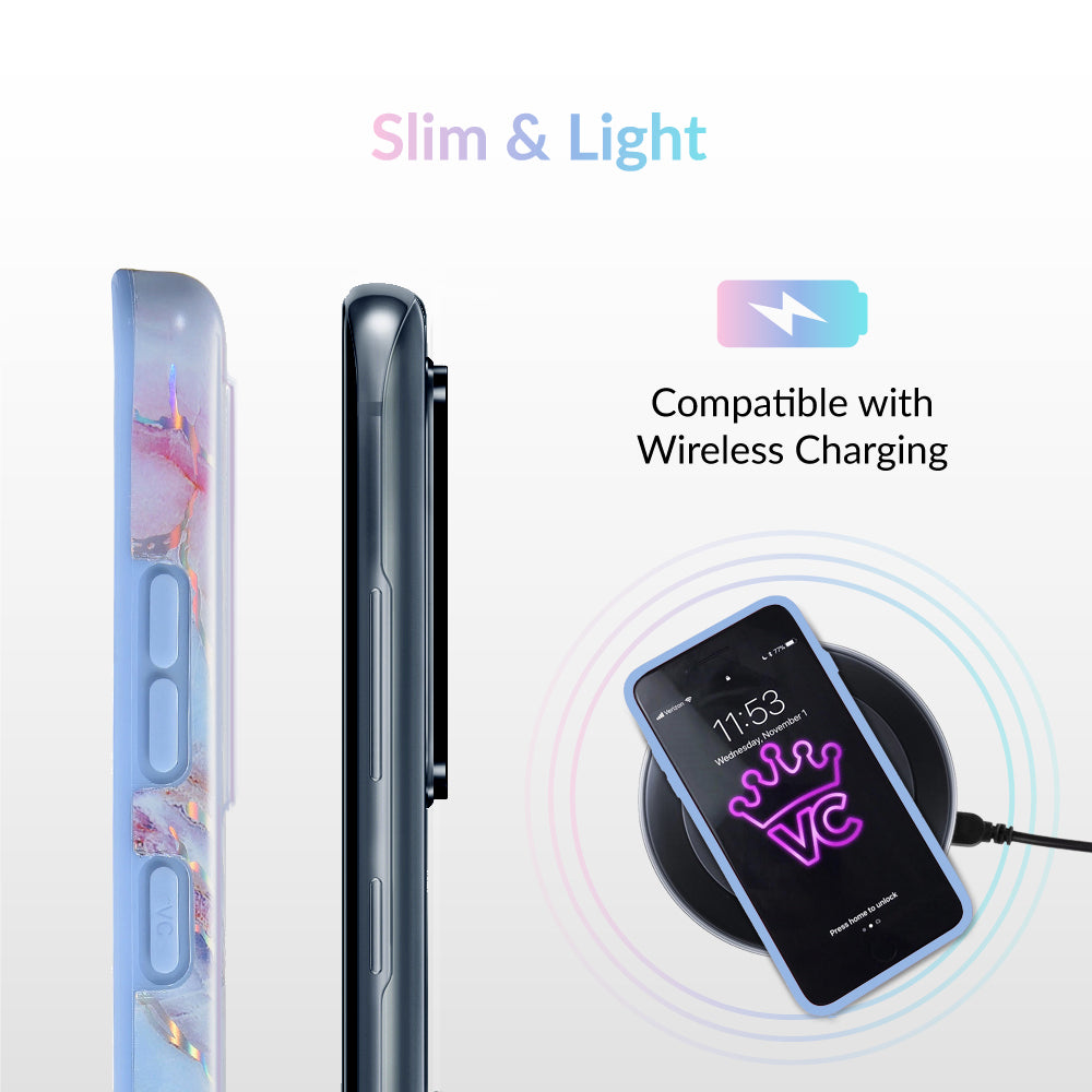 Holo Moonstone Marble Samsung Galaxy Case