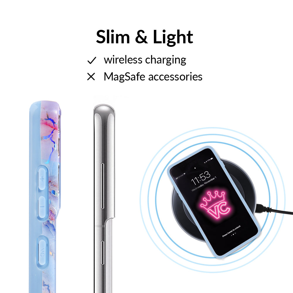 Holo Moonstone Marble Samsung Galaxy Case