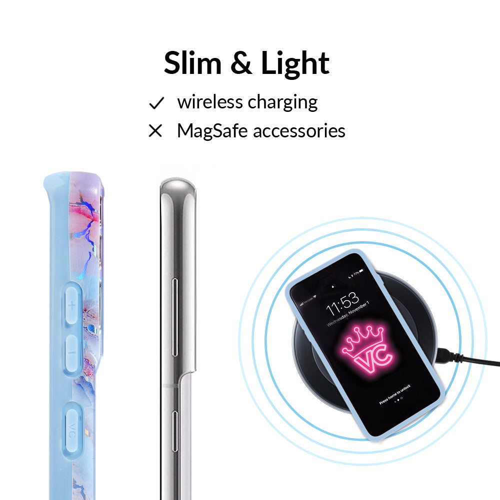 Holo Moonstone Marble Samsung Galaxy Case