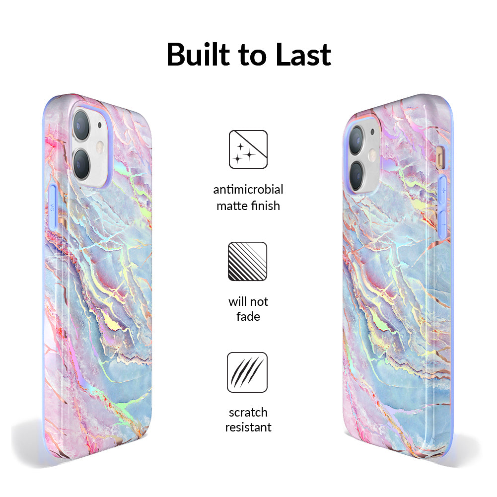 Holo Moonstone Marble iPhone Case