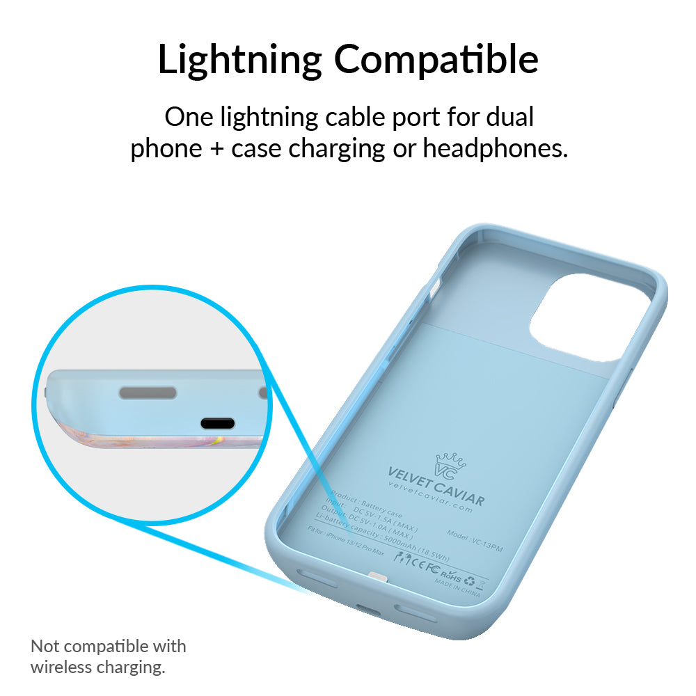 Holo Moonstone iPhone Charging Case