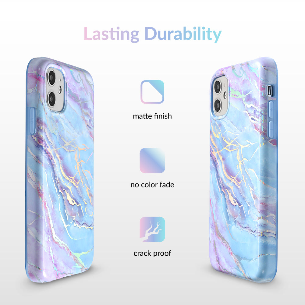 Holo Moonstone Marble iPhone Case
