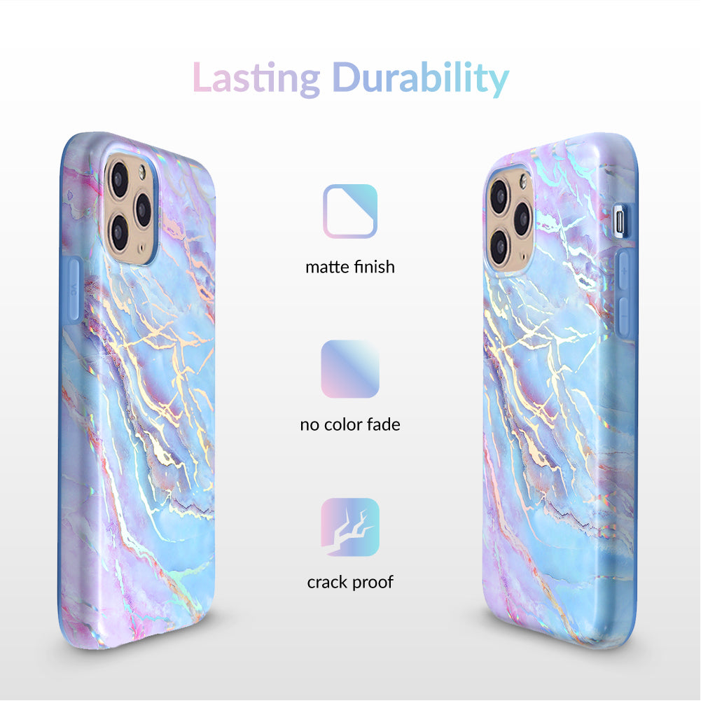 Holo Moonstone Marble iPhone Case