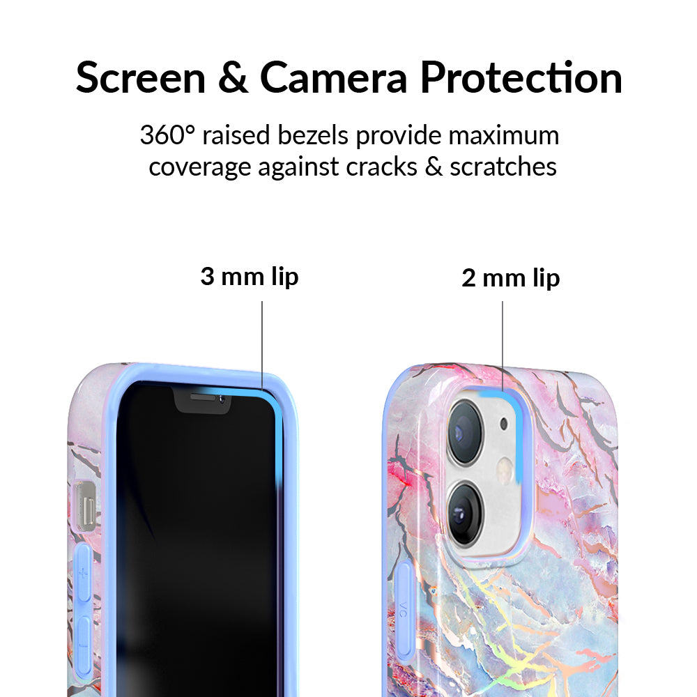 Holo Moonstone Marble iPhone Case