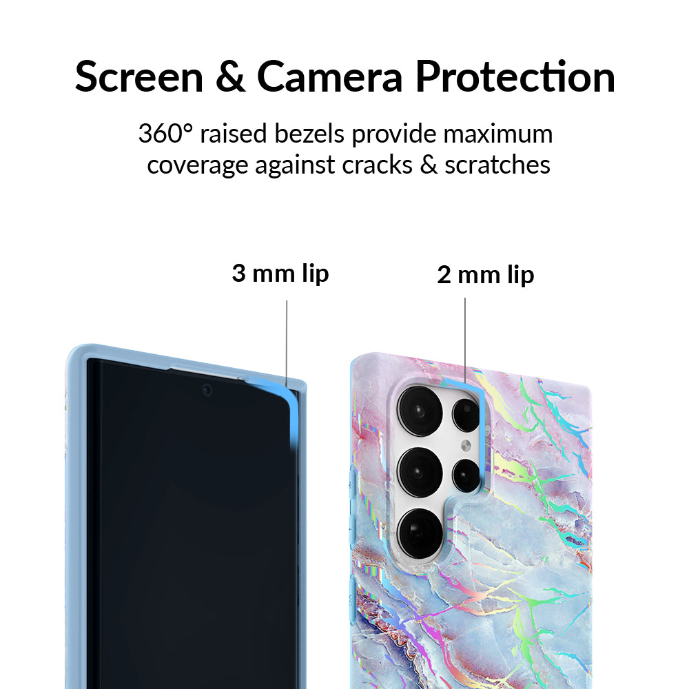 Holo Moonstone Marble Samsung Galaxy Case