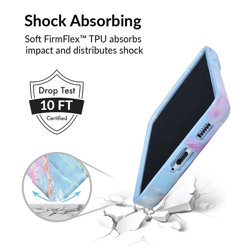 Holo Moonstone Marble Samsung Galaxy Case