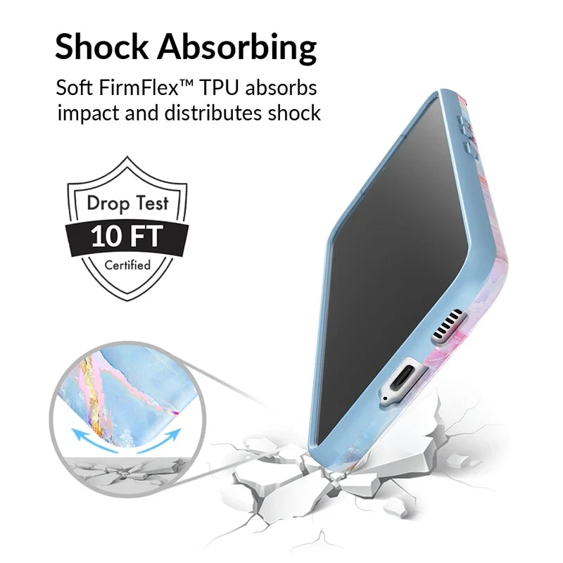 Holo Moonstone Marble Samsung Galaxy Case