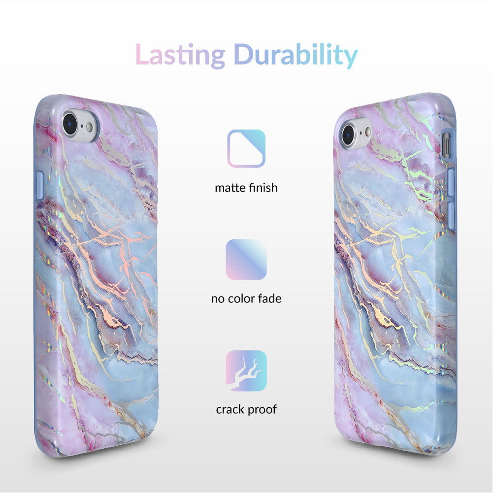 Holo Moonstone Marble iPhone Case