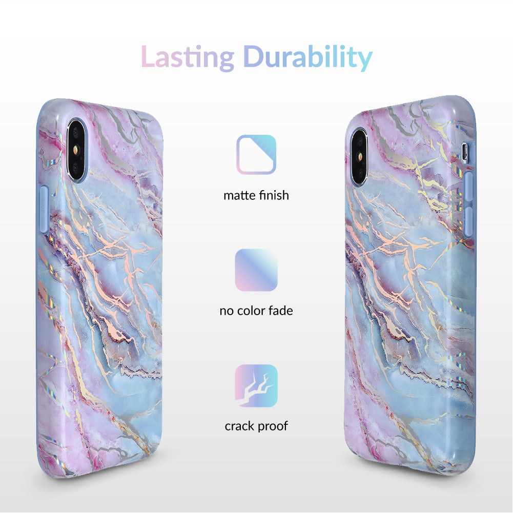 Holo Moonstone Marble iPhone Case