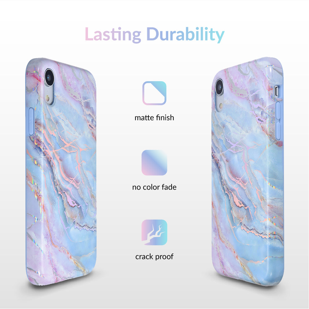 Holo Moonstone Marble iPhone Case