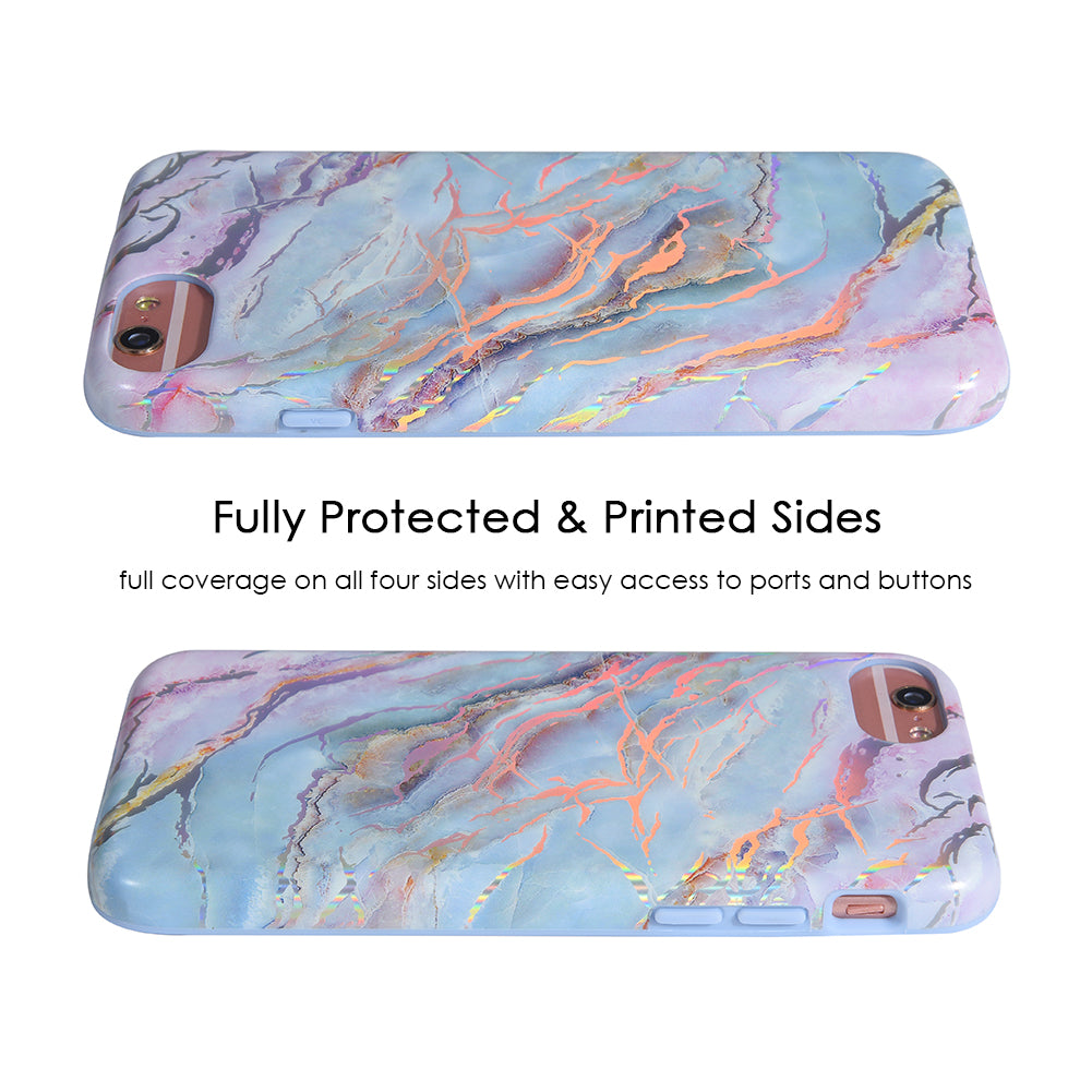 Holo Moonstone Marble iPhone Case