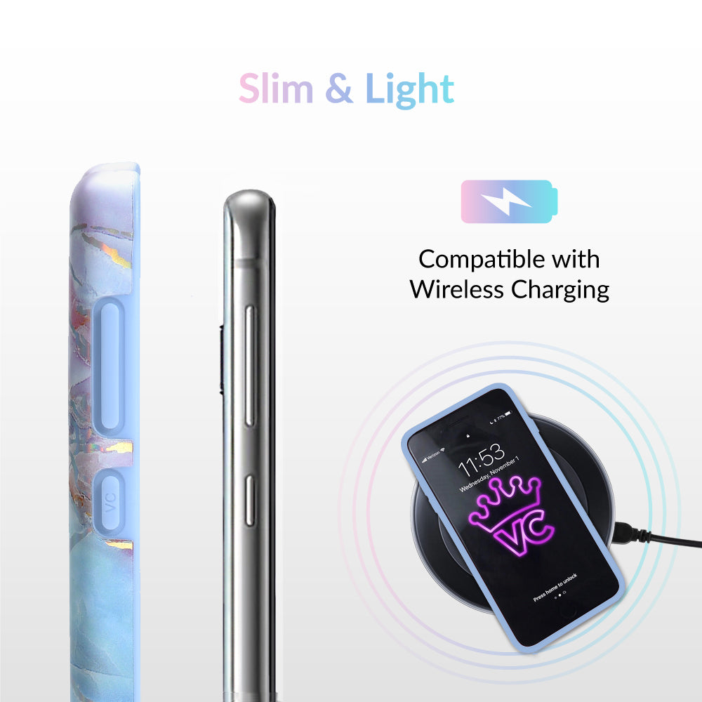 Holo Moonstone Marble Samsung Galaxy Case