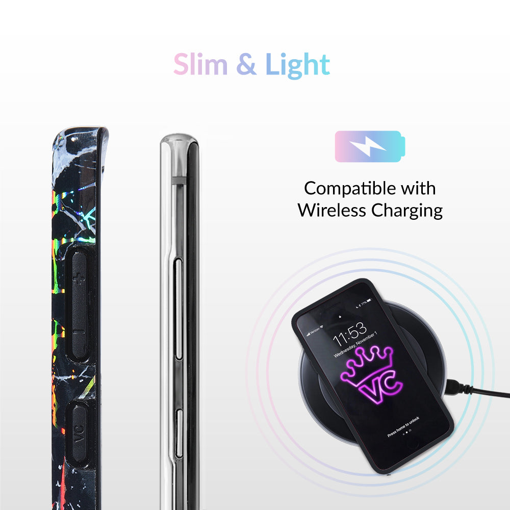 Holo Black Marble Samsung Galaxy Case