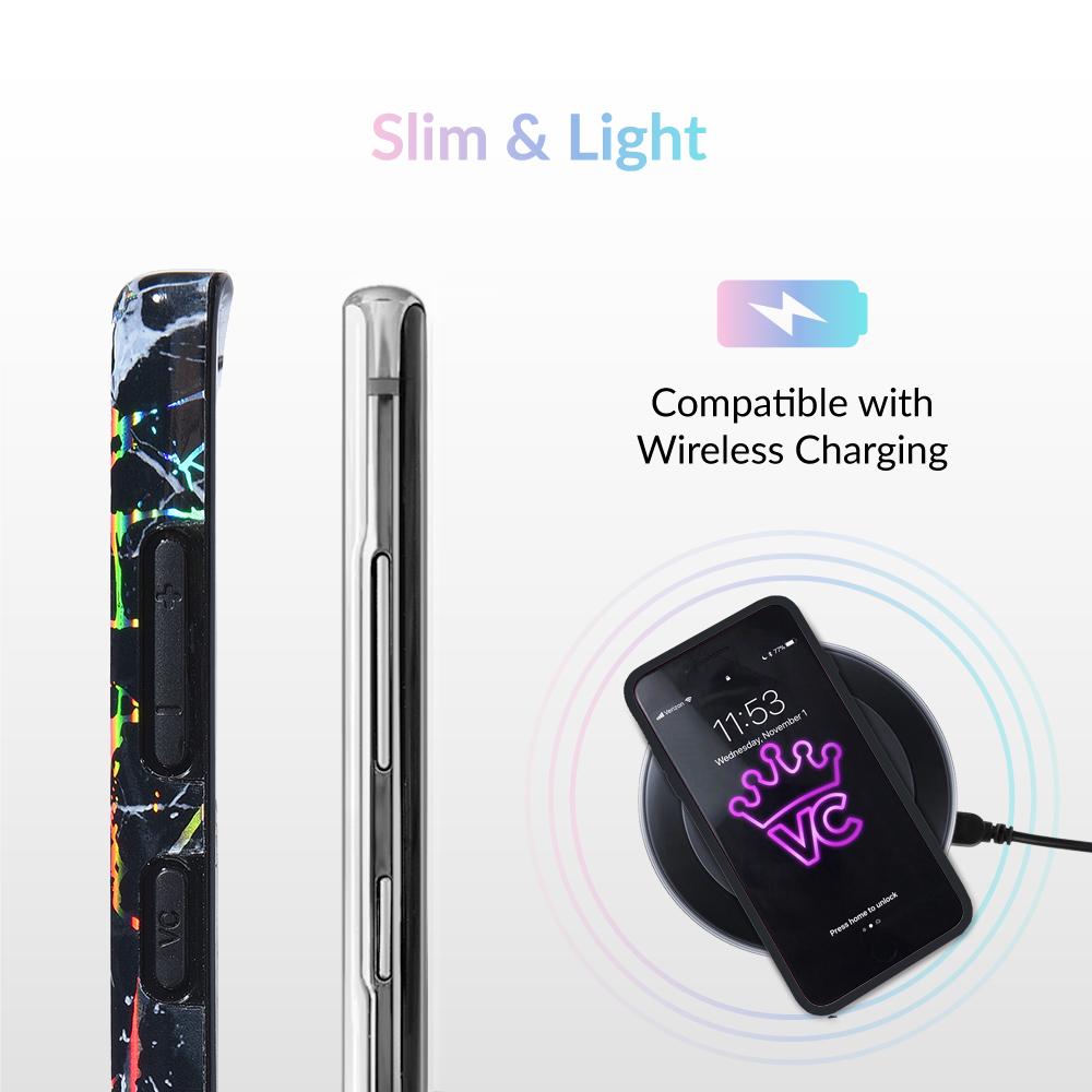 Holo Black Marble Samsung Galaxy Case