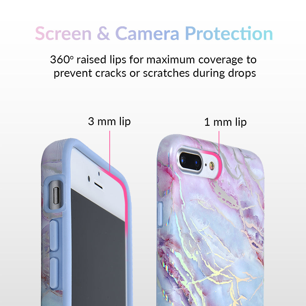 Holo Moonstone Marble iPhone Case