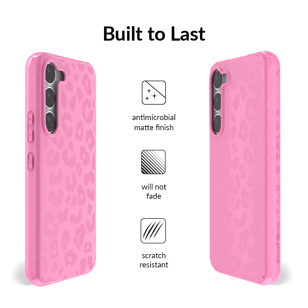 Hot Pink Leopard Samsung Case