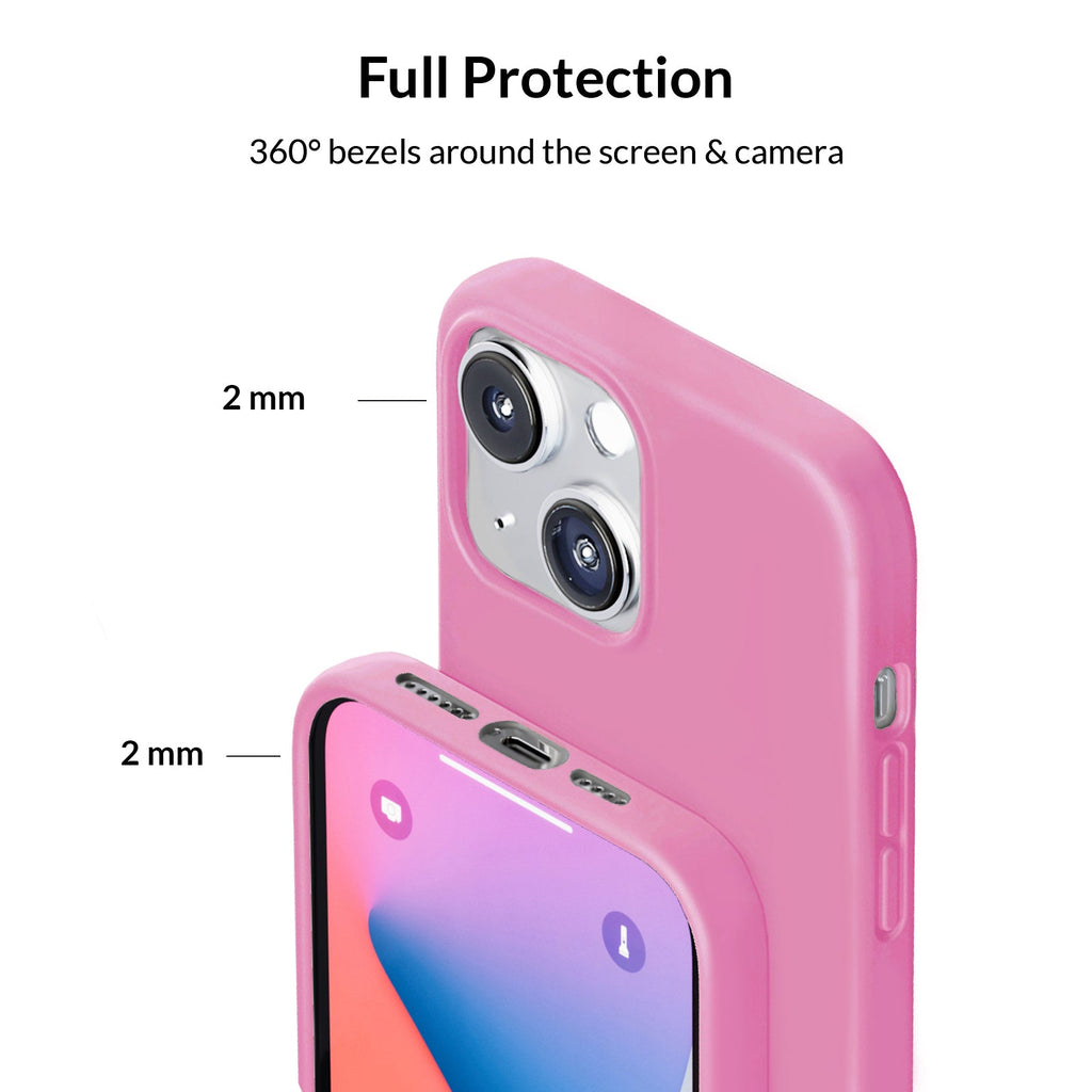 Silicone Hot Pink iPhone Case