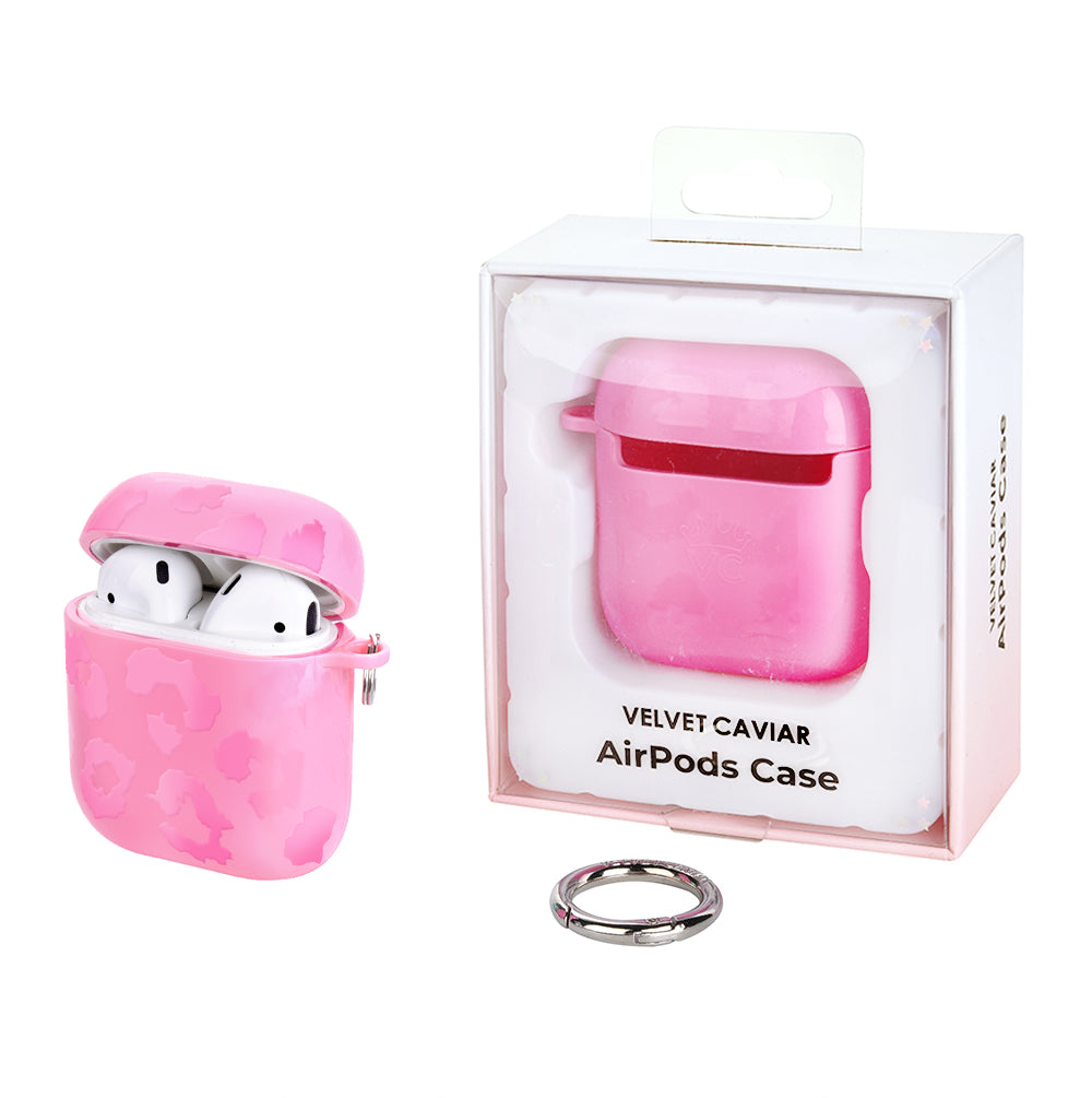 Hot Pink Leopard AirPod Case