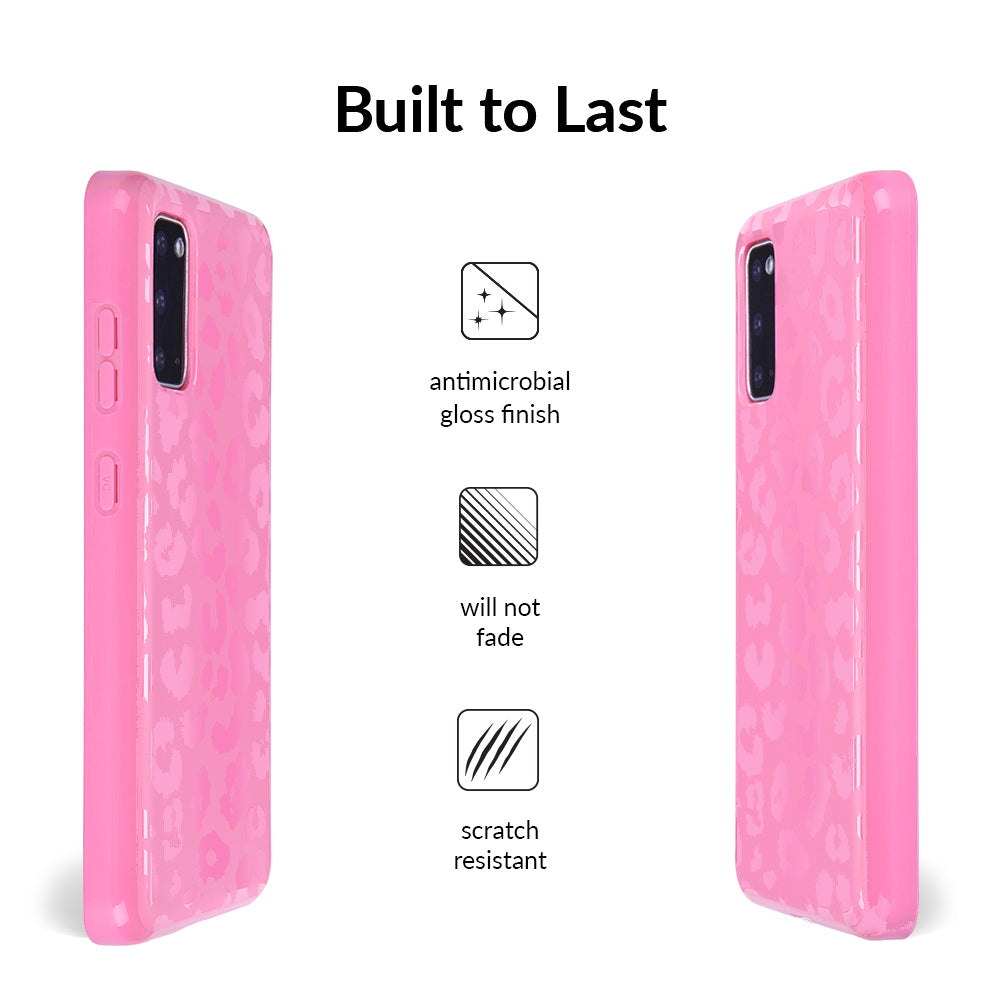 Hot Pink Leopard Samsung Case