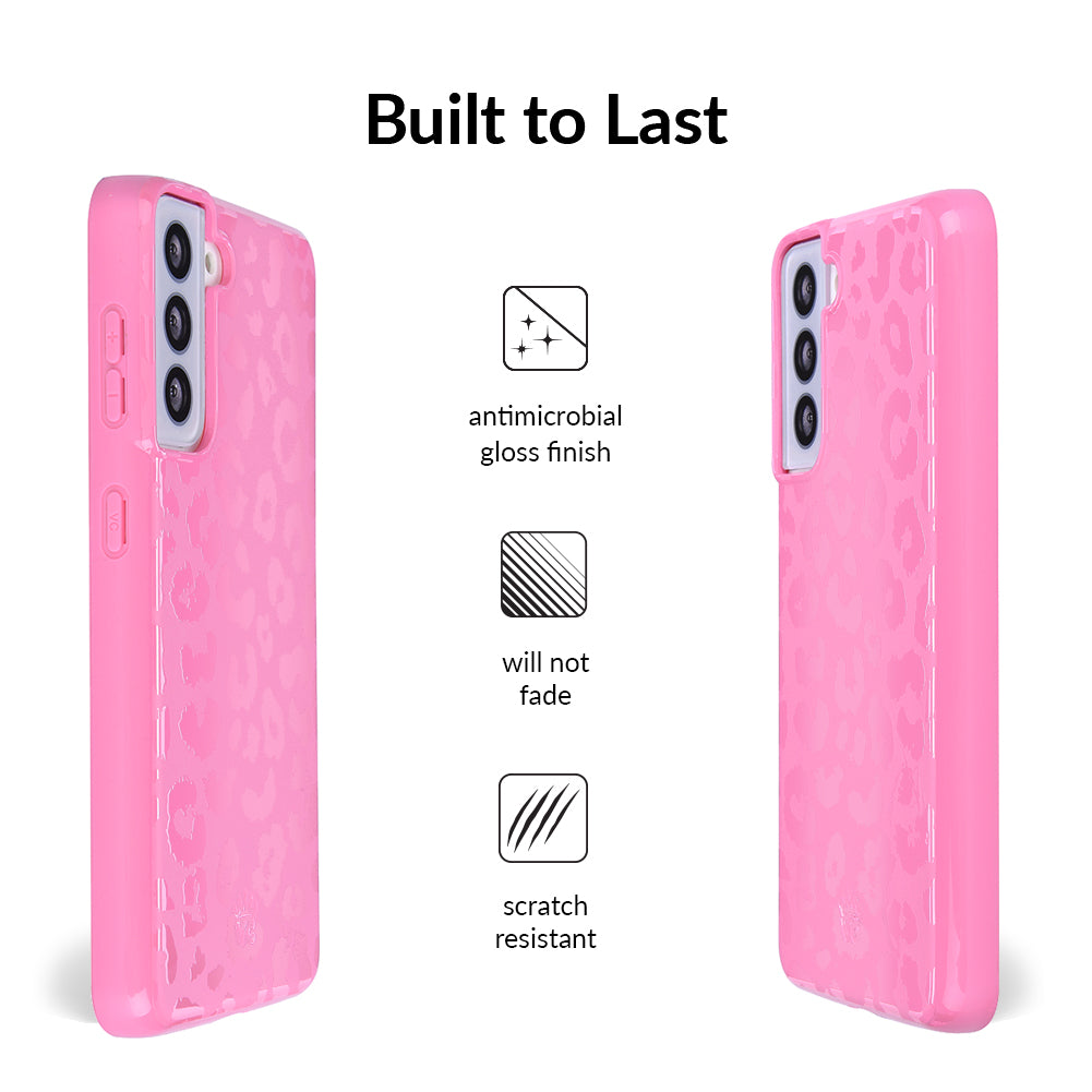 Hot Pink Leopard Samsung Case