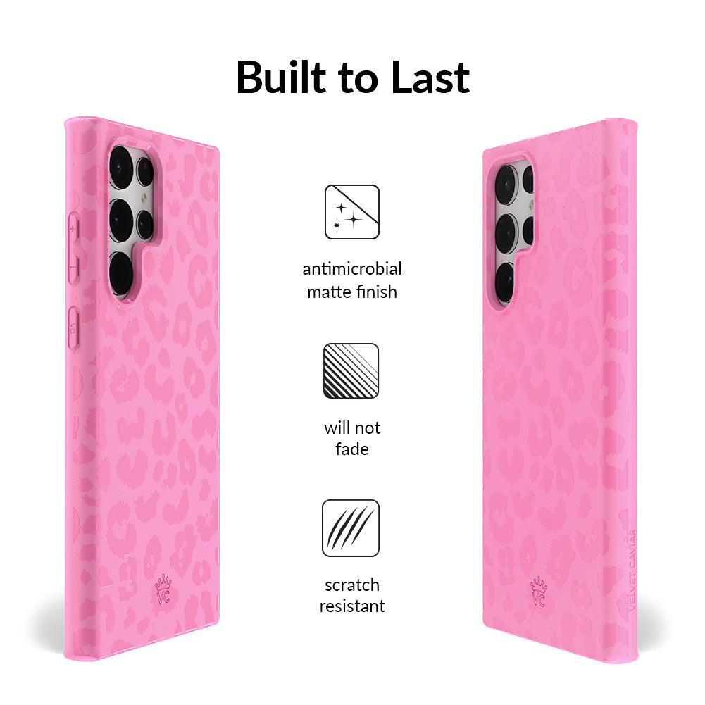 Hot Pink Leopard Samsung Case