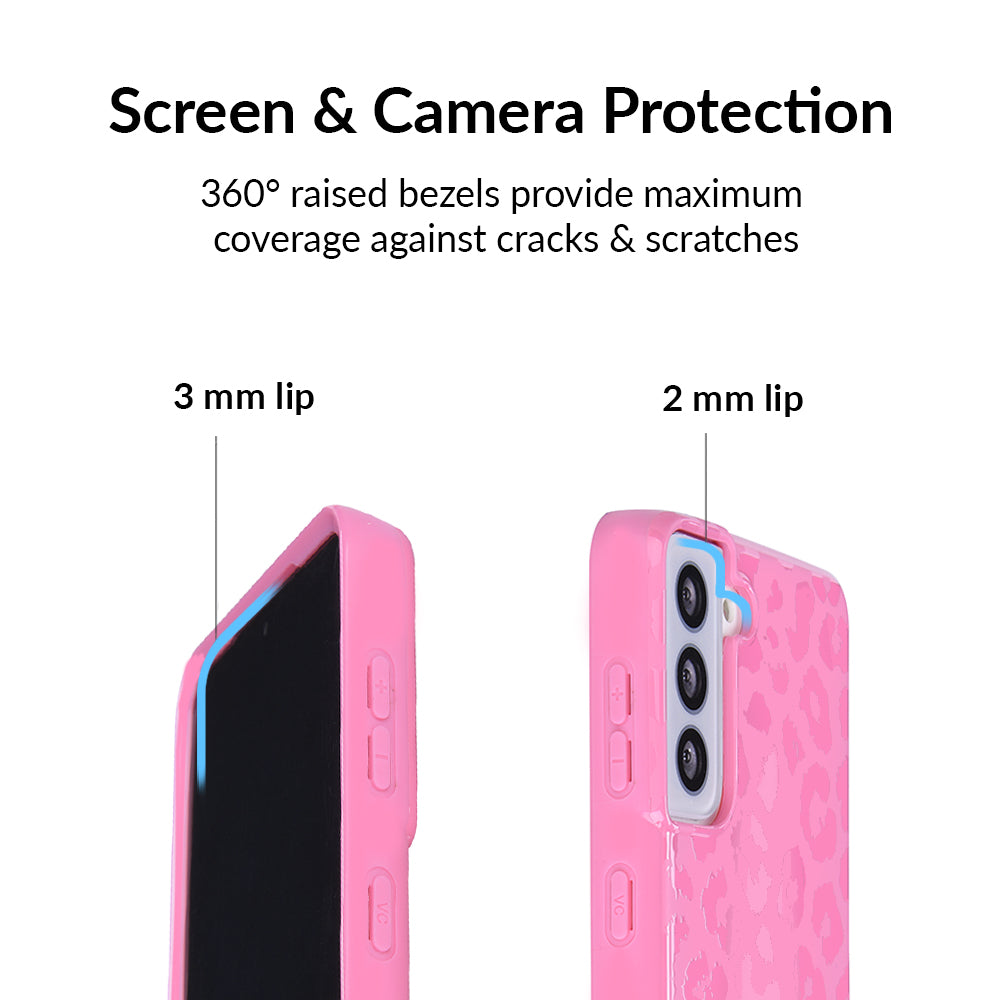 Hot Pink Leopard Samsung Case