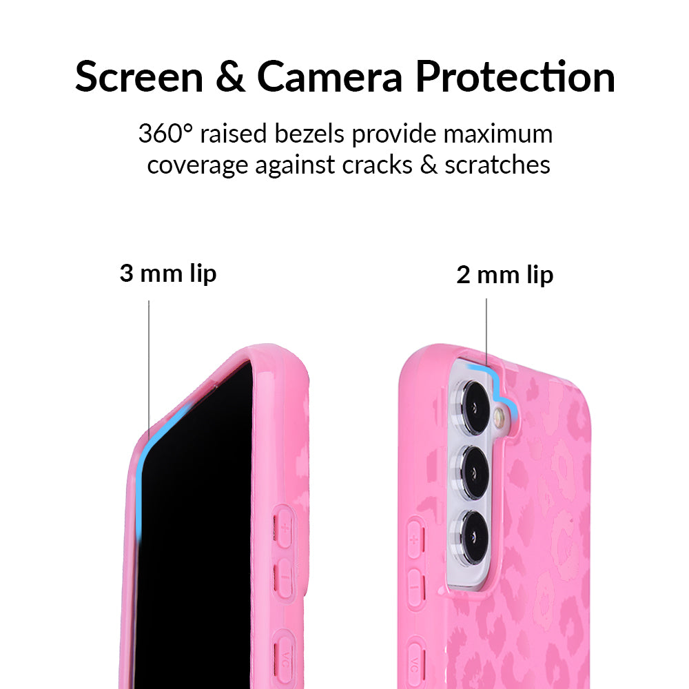 Hot Pink Leopard Samsung Case