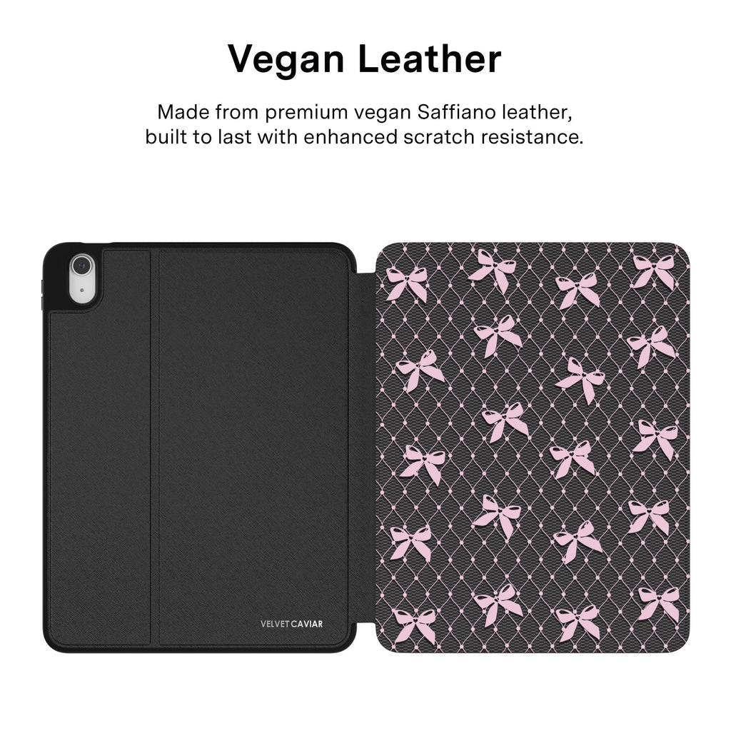Lacy Pink Bows iPad Case