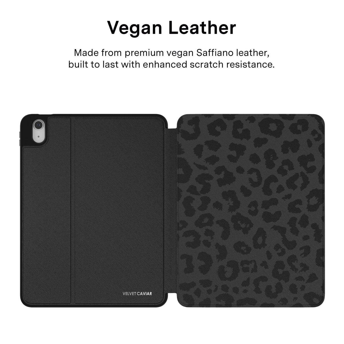 Black Leopard iPad Case