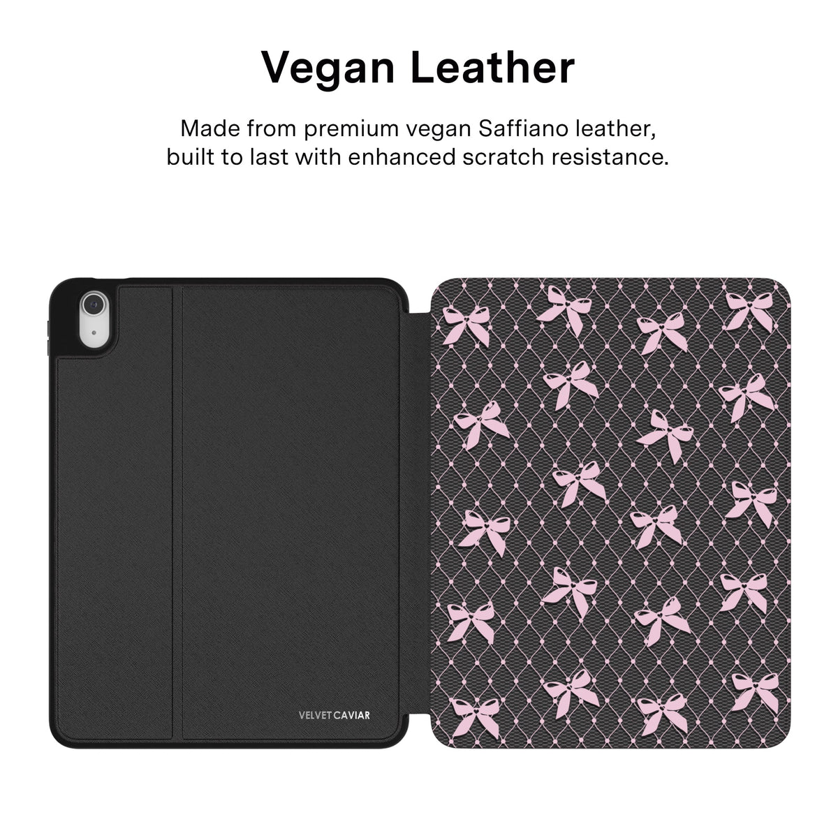 Lacy Pink Bows iPad Case