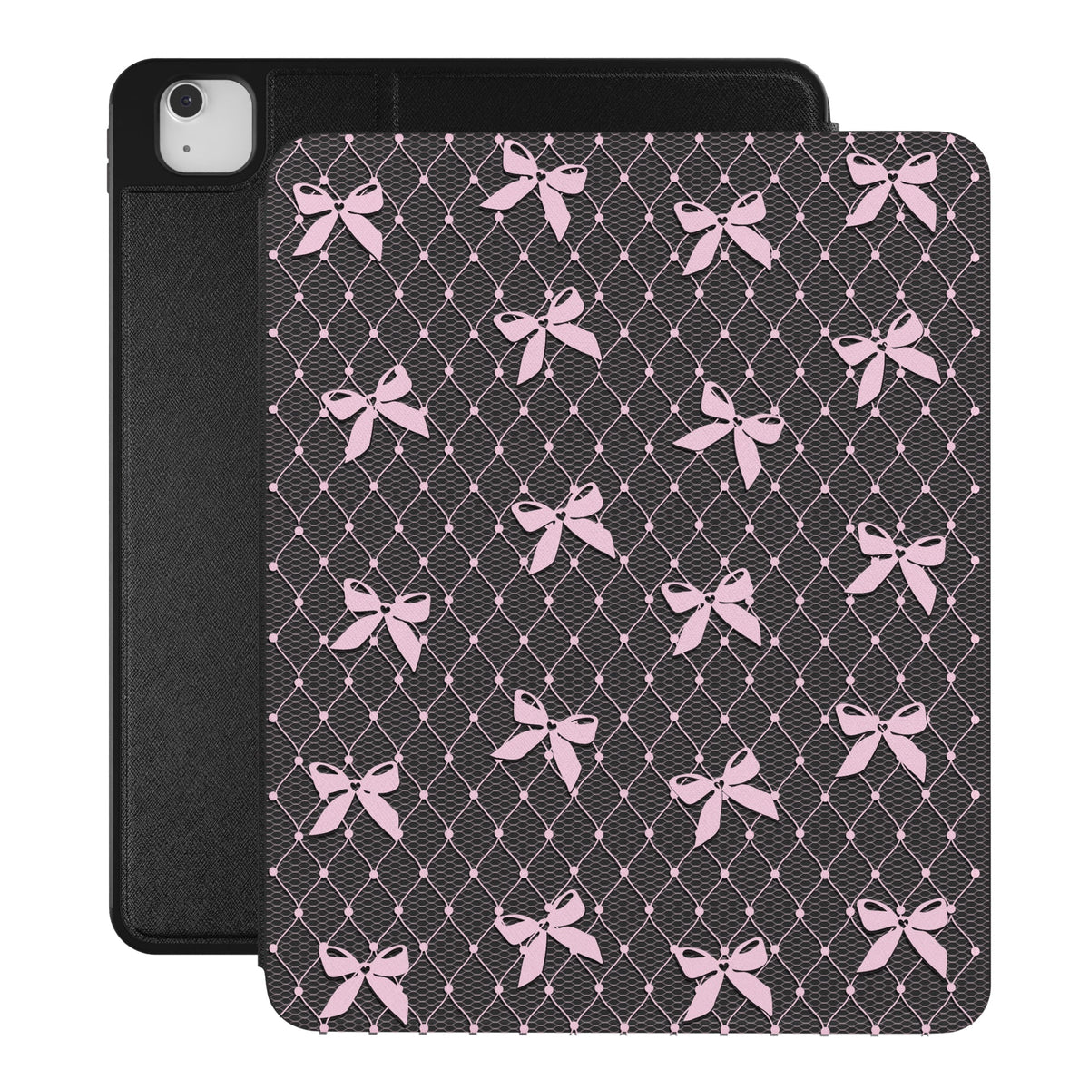 Lacy Pink Bows iPad Case