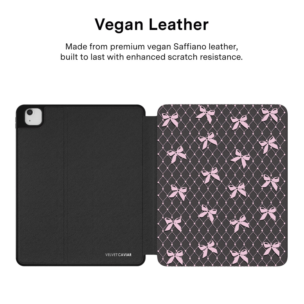 Lacy Pink Bows iPad Case