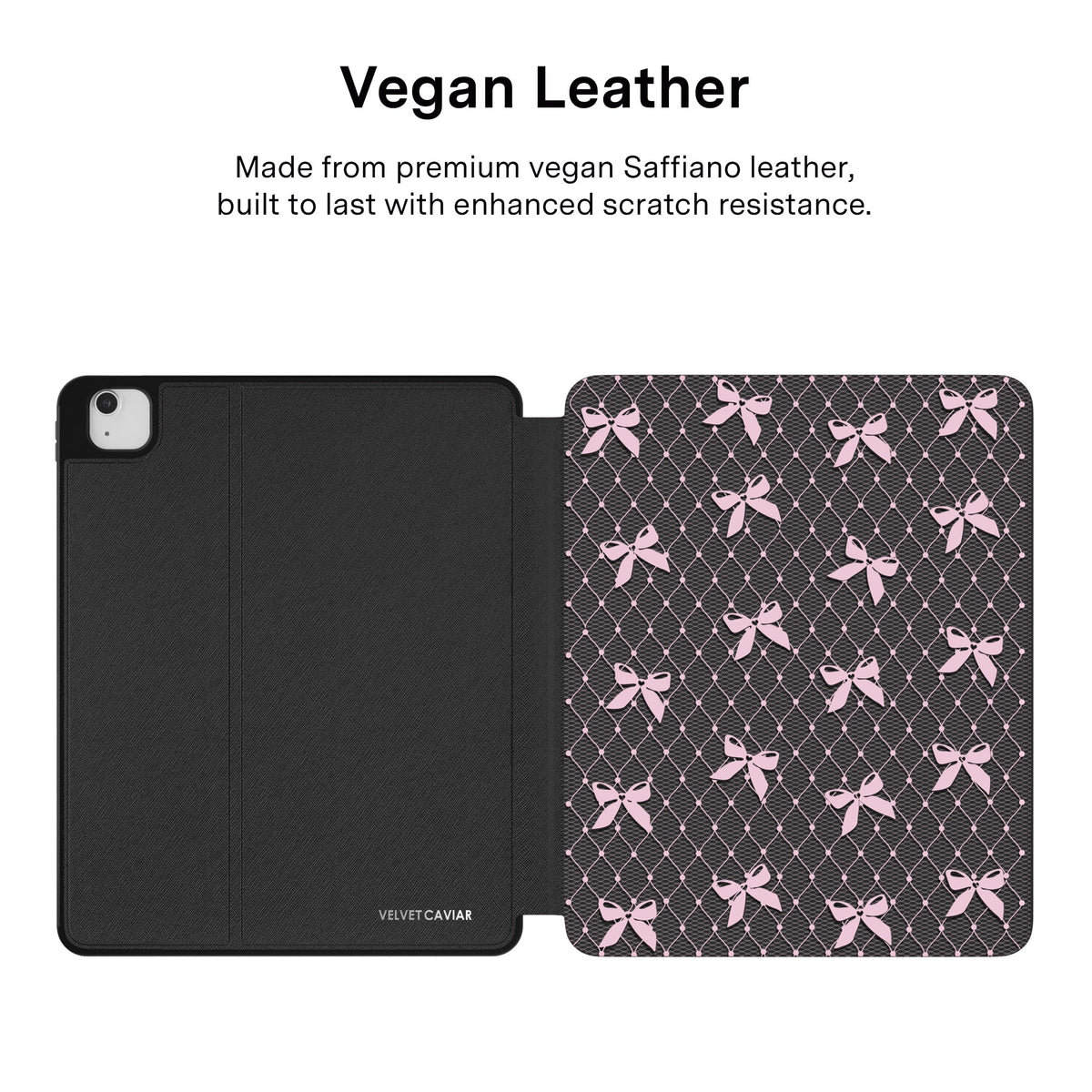Lacy Pink Bows iPad Case