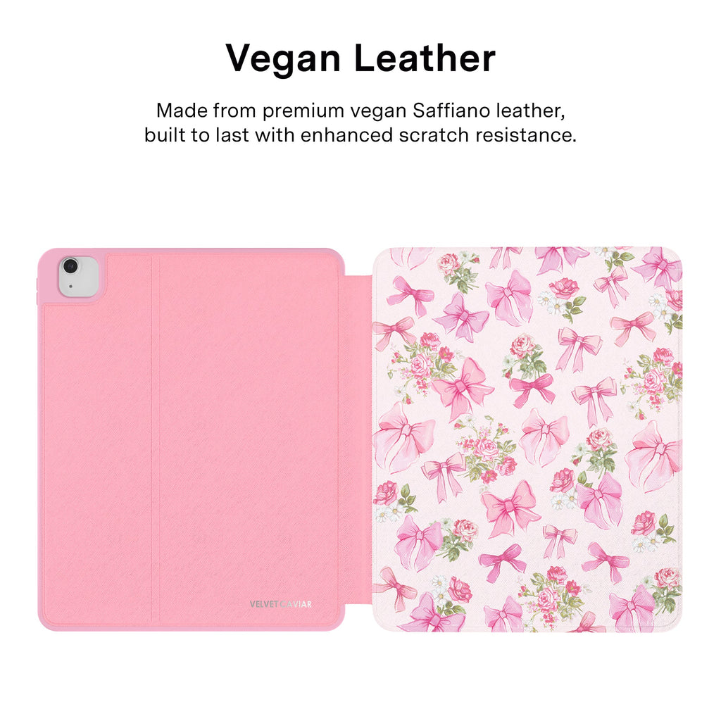 Posie Pink Bow iPad Case
