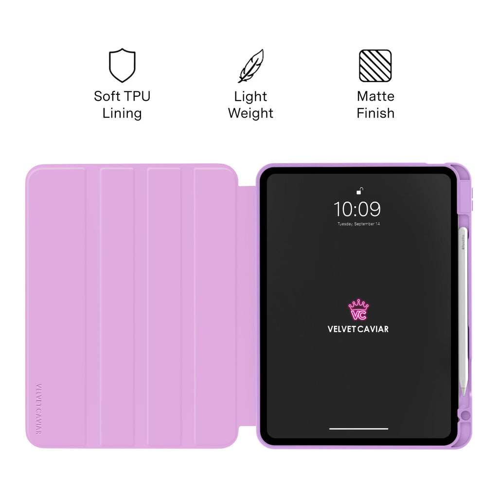 Dainty Lilac Floral iPad Case