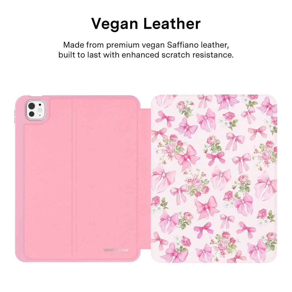 Posie Pink Bow iPad Case