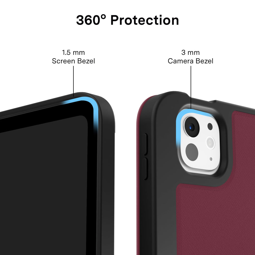 Burgundy 1990 iPad Case