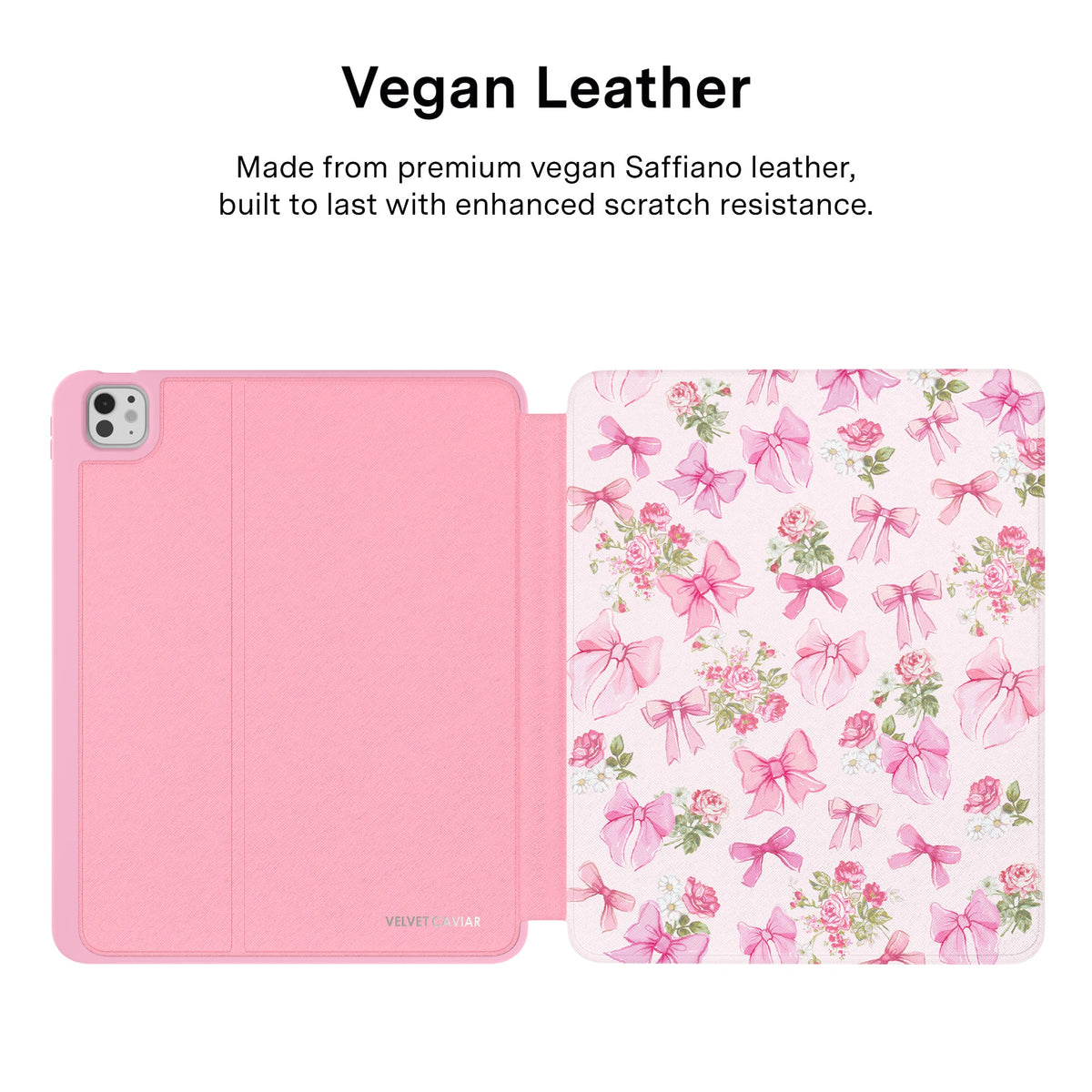 Posie Pink Bow iPad Case