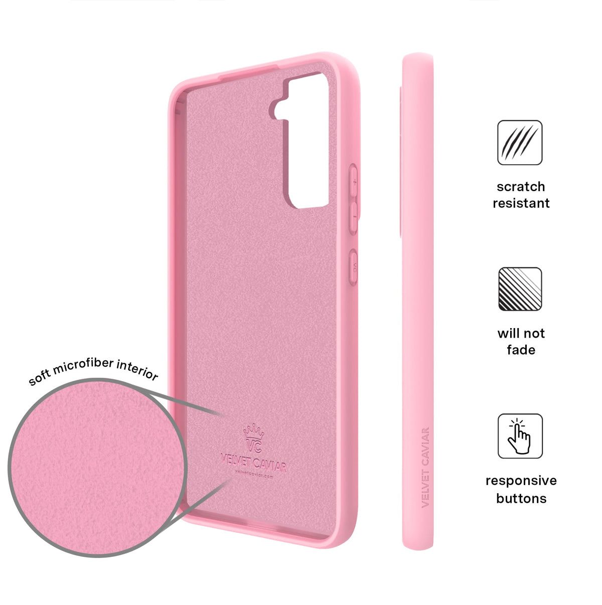 Pudgy Penguins Positive Pink Samsung Case